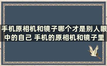 手机原相机和镜子哪个才是别人眼中的自己 手机的原相机和镜子里有区别吗